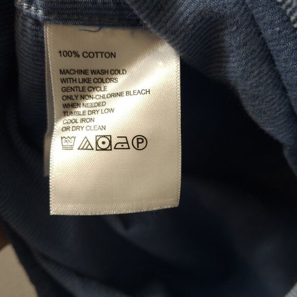 Tommy Bahama Coastline Cord Mens 2XB Sky Blue Corduroy Embroidered Logo Shirt - Picture 4 of 8